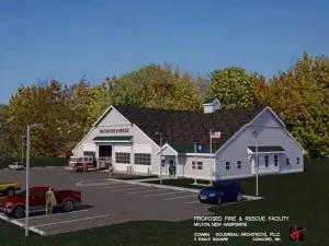 Milton Fire Station Rendering