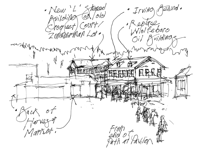 Sketch from the Wolfeboro Charrette